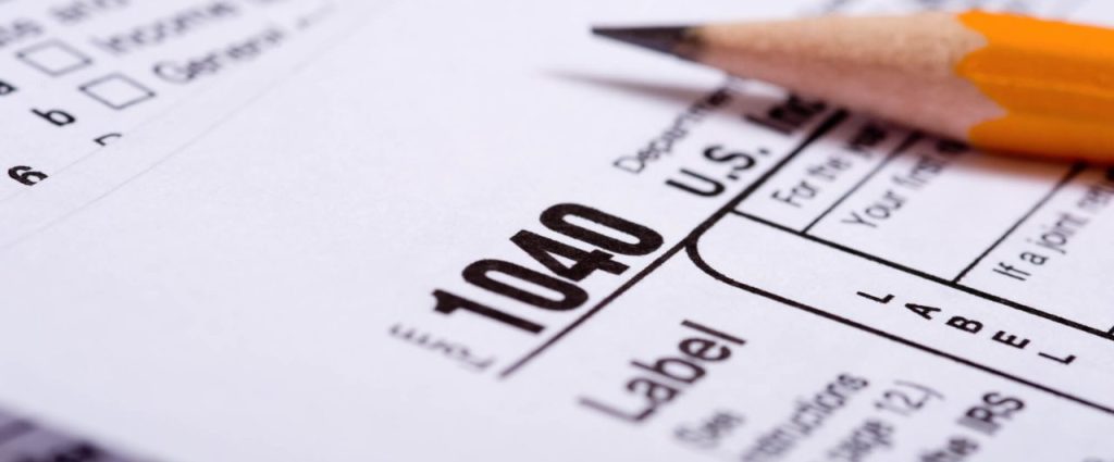 Form 1040 - tax paperwork