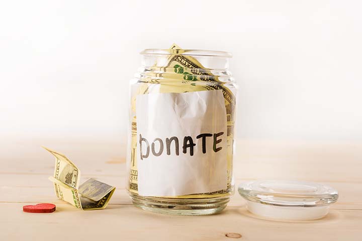 Donate to nonprofits