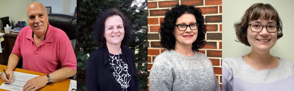 Ron Ryder, Irene Erkens, Patty MacDowell, and Megan Ryder are the staff of Ryder and Company in Reading PA